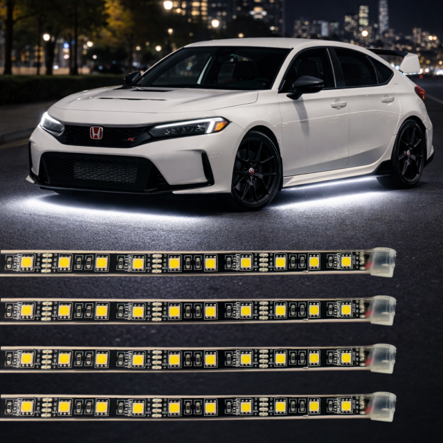 Lighting Trendz Flexible Underbody Single Color White LED Kit - Custom main image